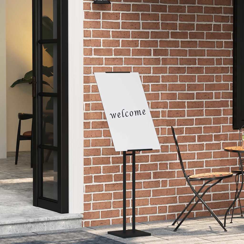 Espositori per Fiere Nero 26,5 x 26,5 x 150 cm Acciaio | homemem39