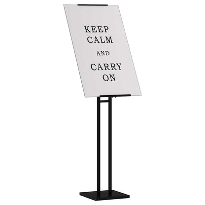 Espositori per Fiere Nero 26,5 x 26,5 x 150 cm Acciaio | homemem39