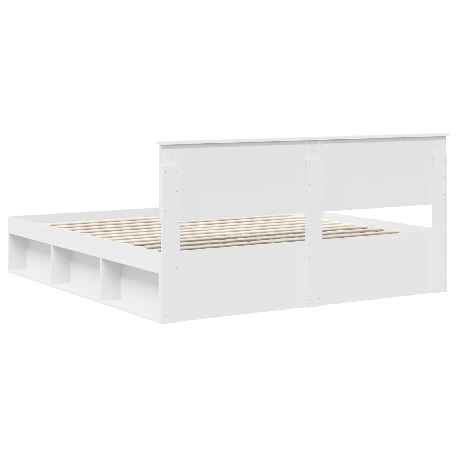 Struttura del letto Bianco 180 x 200 cm Legno multistrato | homemem39