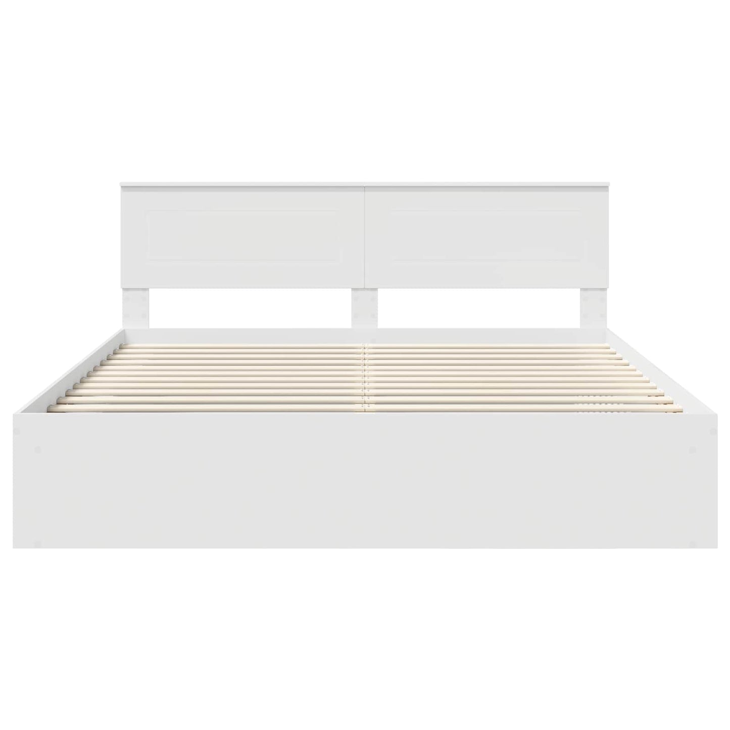 Struttura del letto Bianco 180 x 200 cm Legno multistrato | homemem39