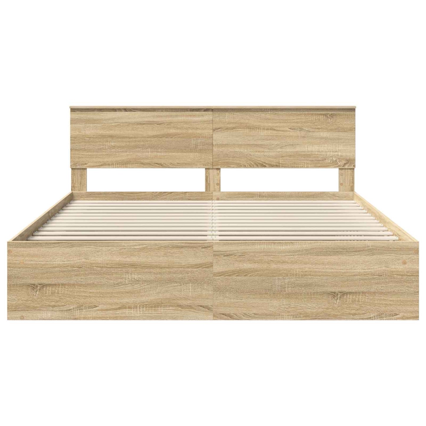 Struttura del letto Sonoma 180 x 200 cm Legno multistrato | homemem39