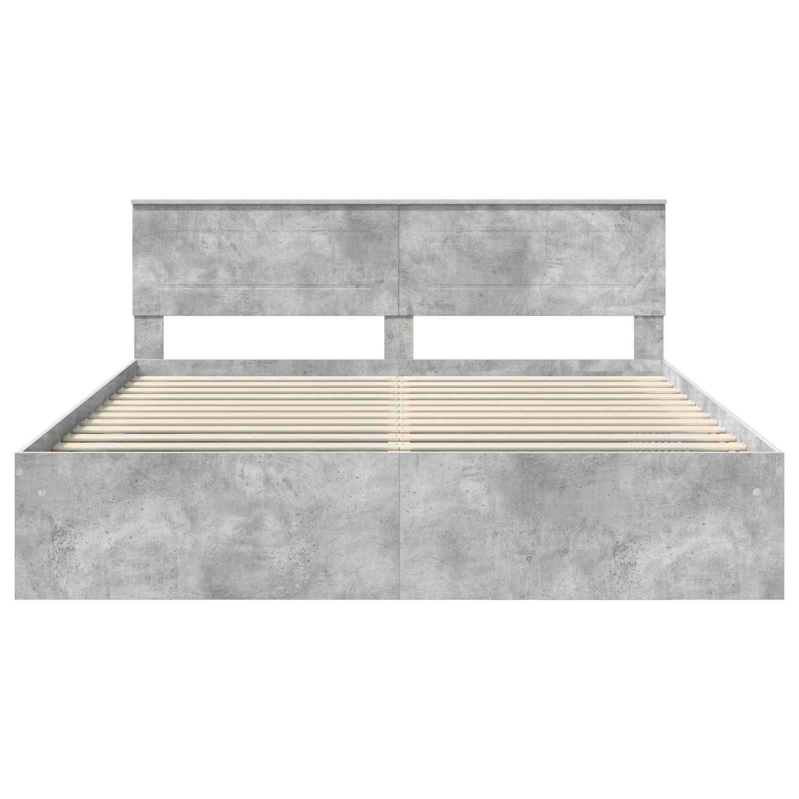 Struttura del letto Calcestruzzo 180 x 200 cm Legno multistrato | homemem39