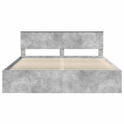 Struttura del letto Calcestruzzo 180 x 200 cm Legno multistrato | homemem39