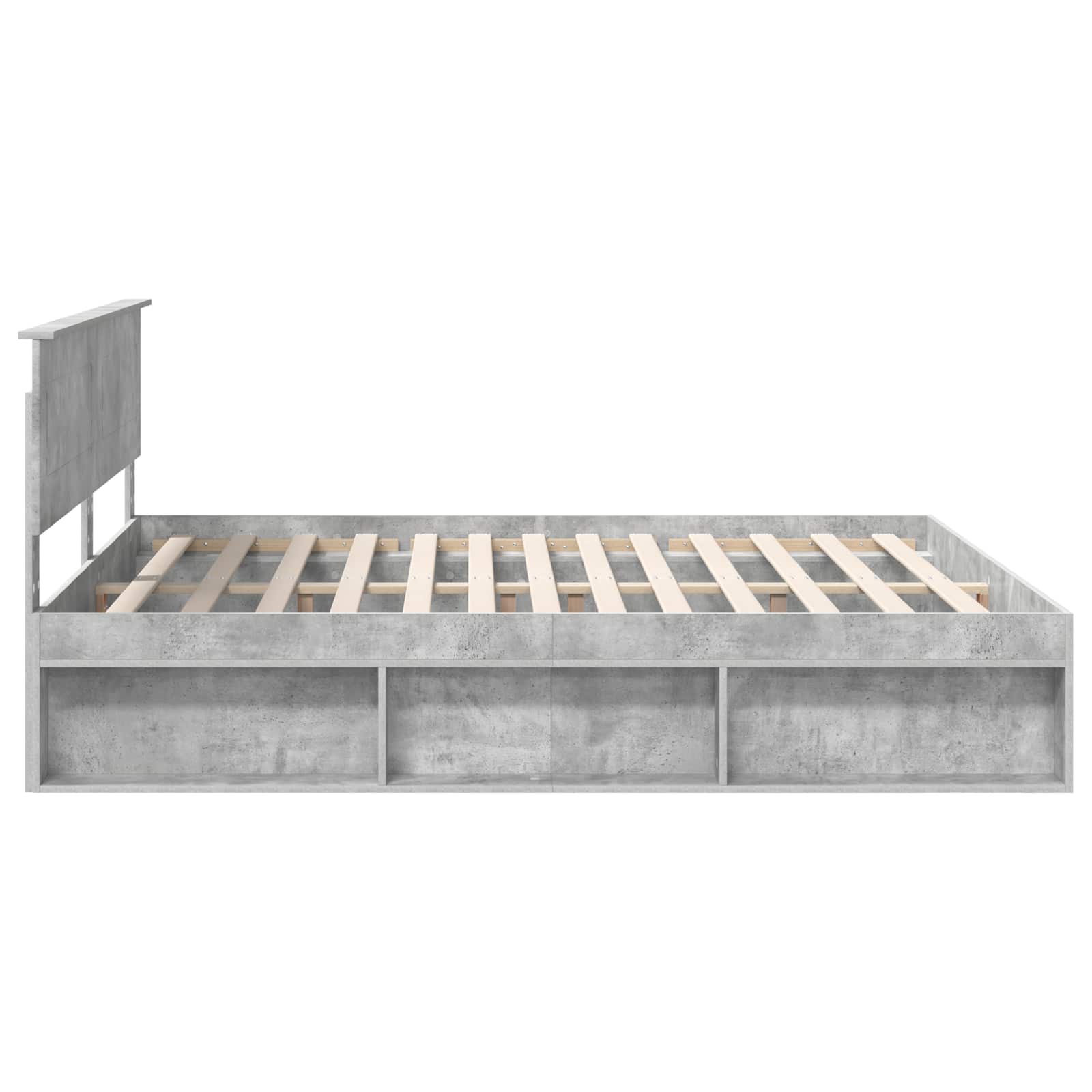 Struttura del letto Calcestruzzo 180 x 200 cm Legno multistrato | homemem39
