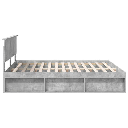 Struttura del letto Calcestruzzo 180 x 200 cm Legno multistrato | homemem39
