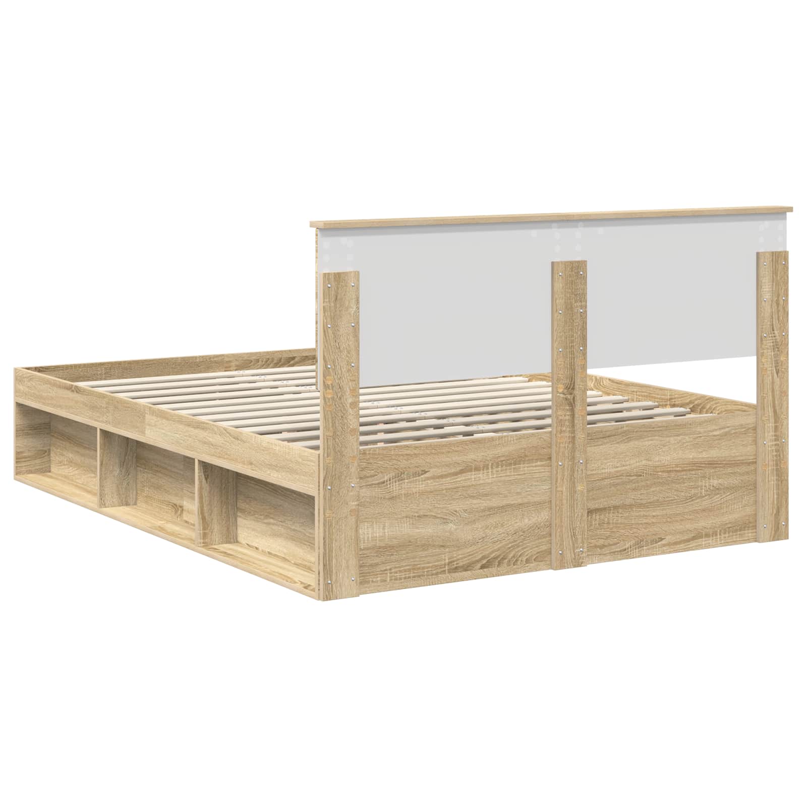 Struttura del letto Sonoma 160 x 200 cm Legno multistrato | homemem39