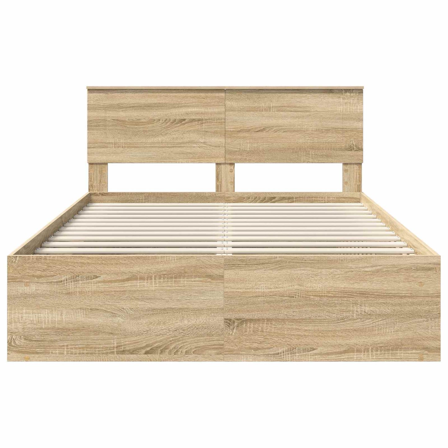 Struttura del letto Sonoma 140 x 190 cm Legno multistrato | homemem39