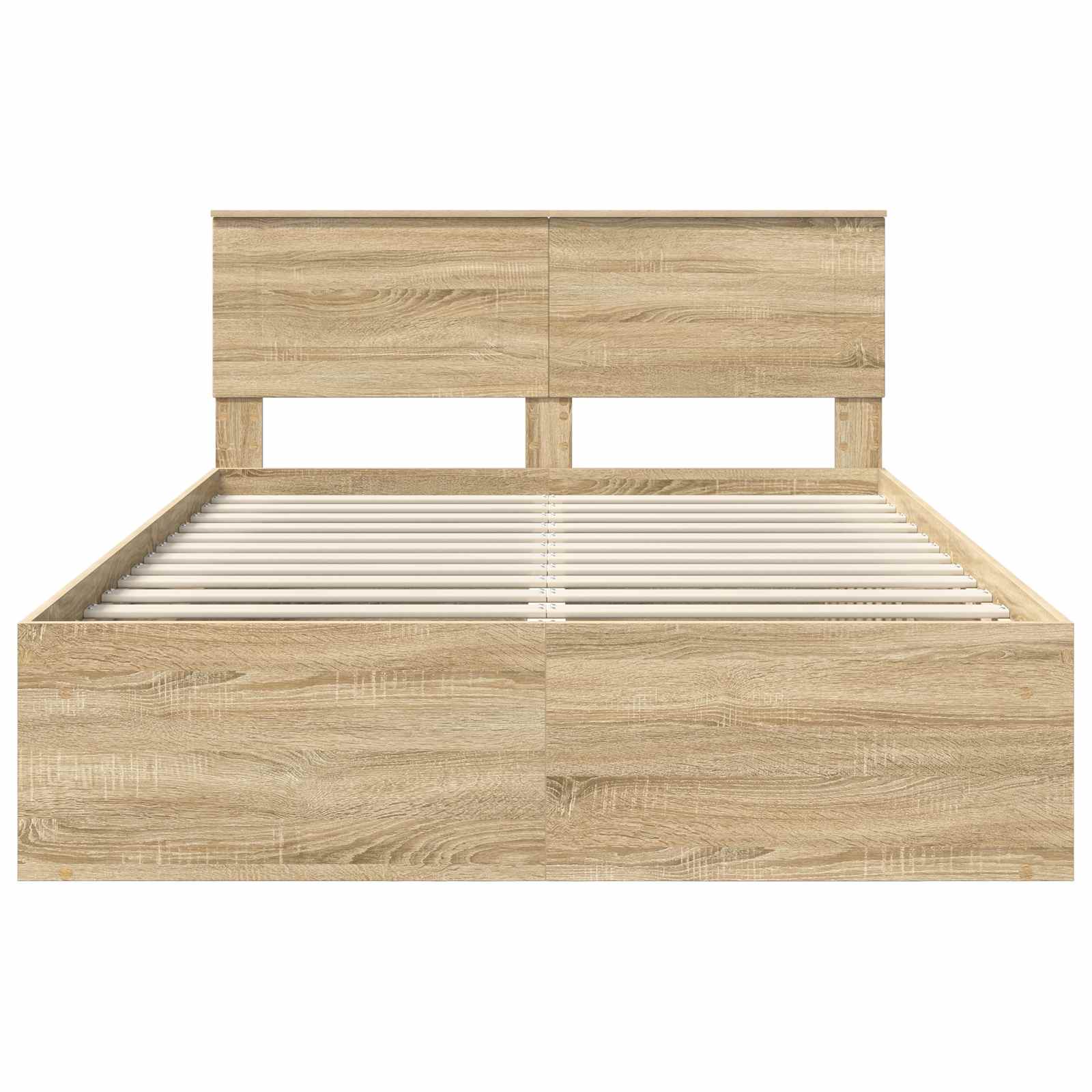 Struttura del letto Sonoma 140 x 190 cm Legno multistrato | homemem39