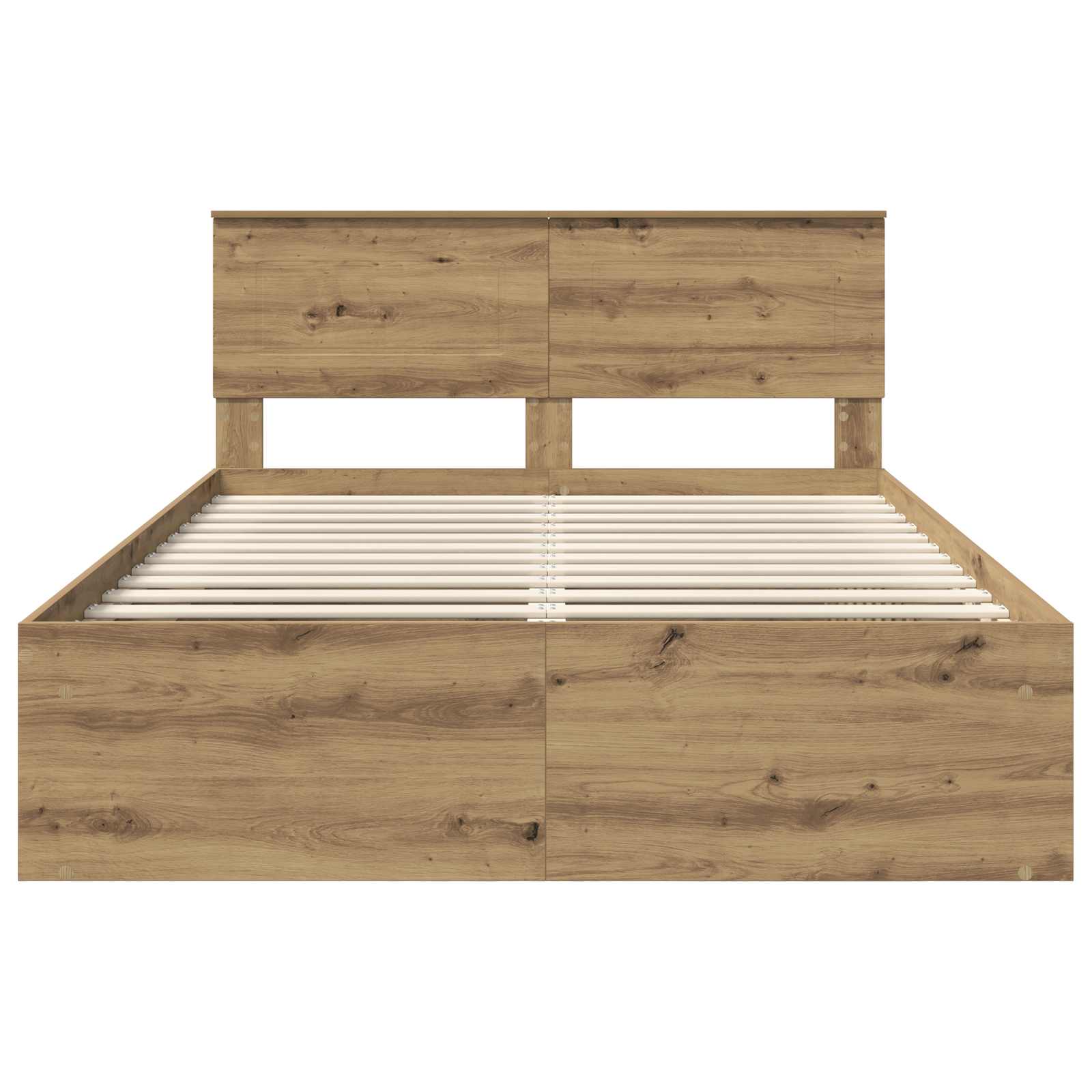 Struttura del letto Rovere Artigianale 140 x 190 cm | homemem39