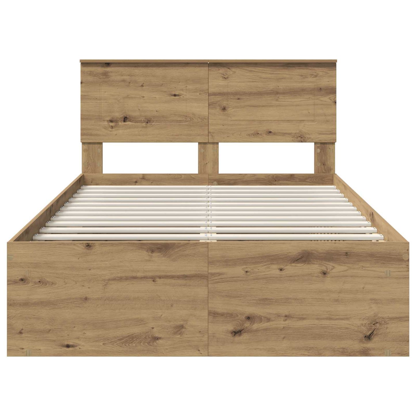 Struttura del letto Rovere Artigianale 135 x 190 cm | homemem39