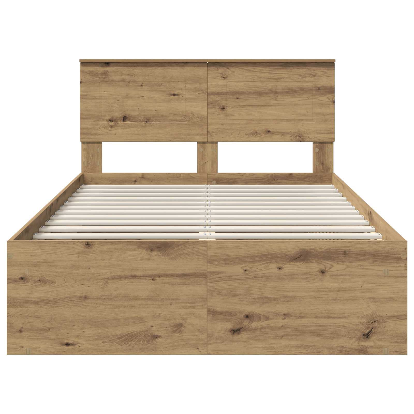 Struttura del letto Rovere Artigianale 135 x 190 cm | homemem39