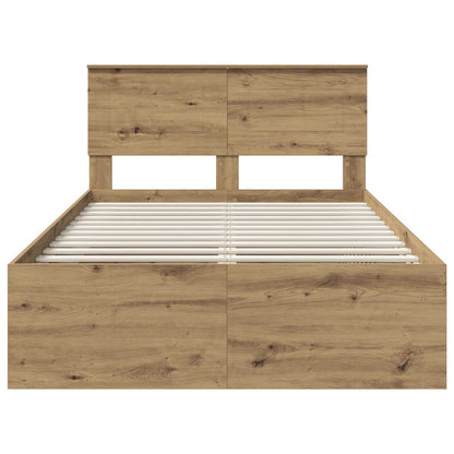 Struttura del letto Rovere Artigianale 135 x 190 cm | homemem39