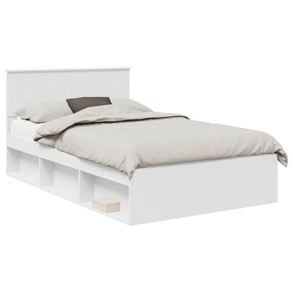 Struttura del letto Bianco 120 x 200 cm Legno multistrato | homemem39