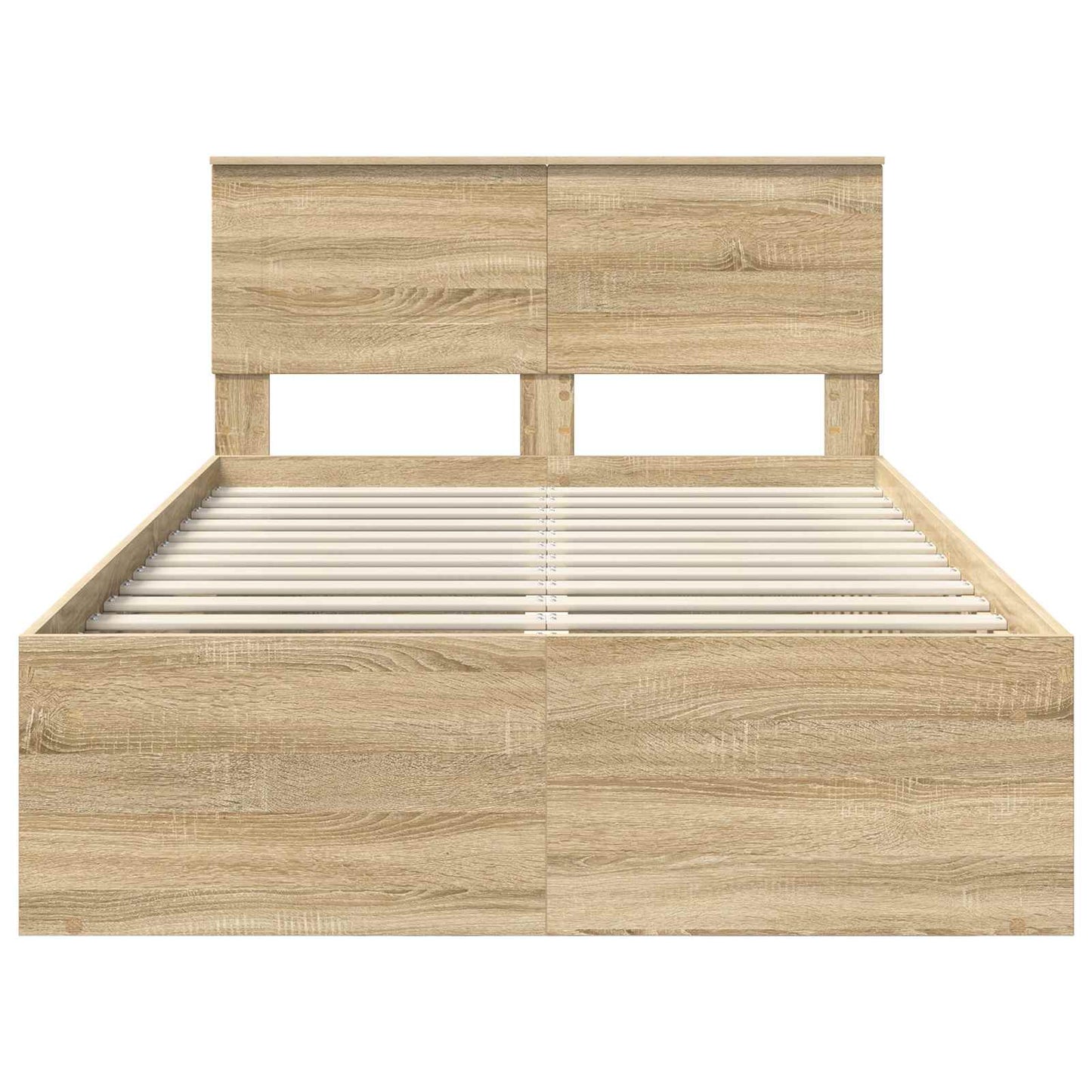 Struttura del letto Sonoma 120 x 200 cm Legno multistrato | homemem39