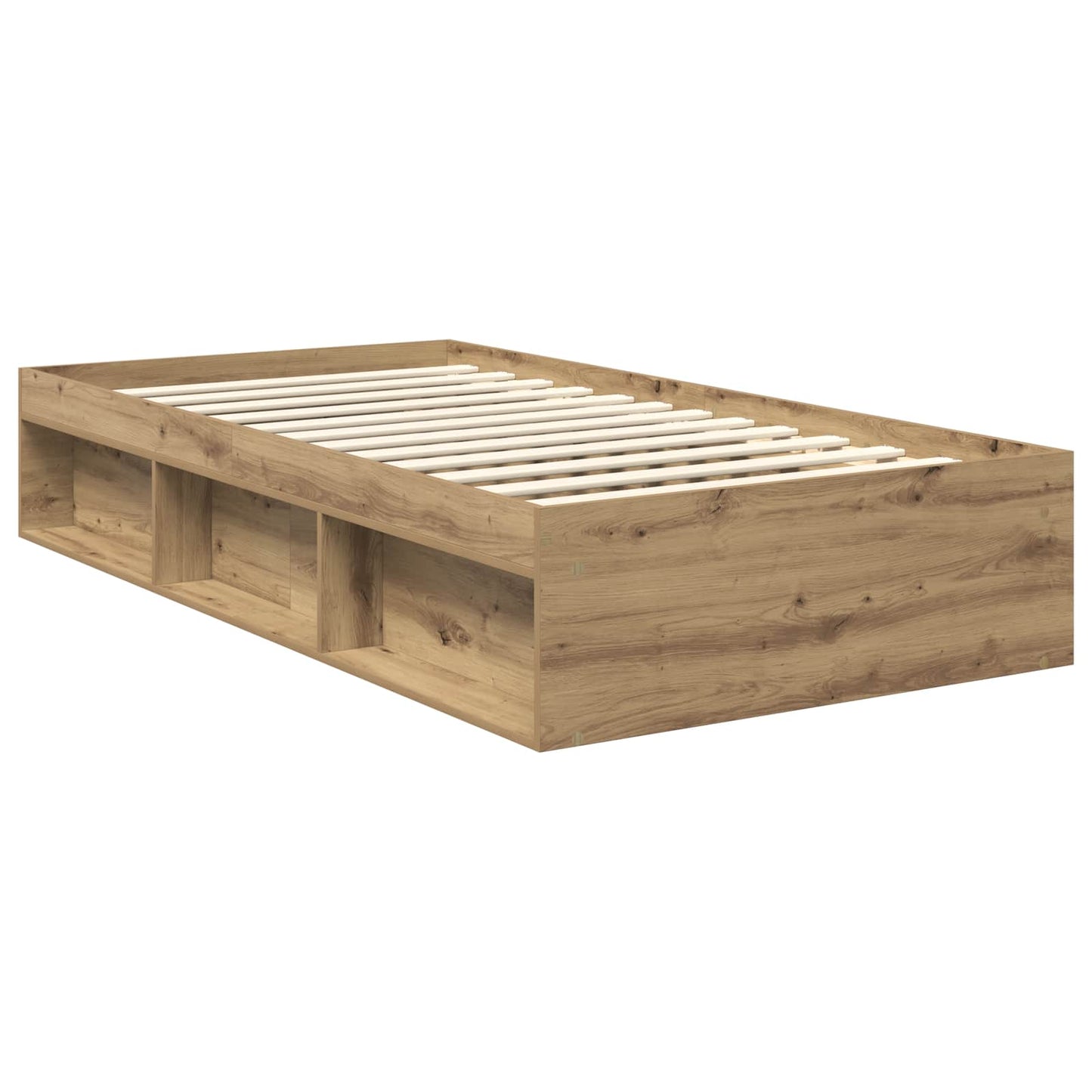 Struttura del letto Rovere Artigianale 100 x 200 cm | homemem39