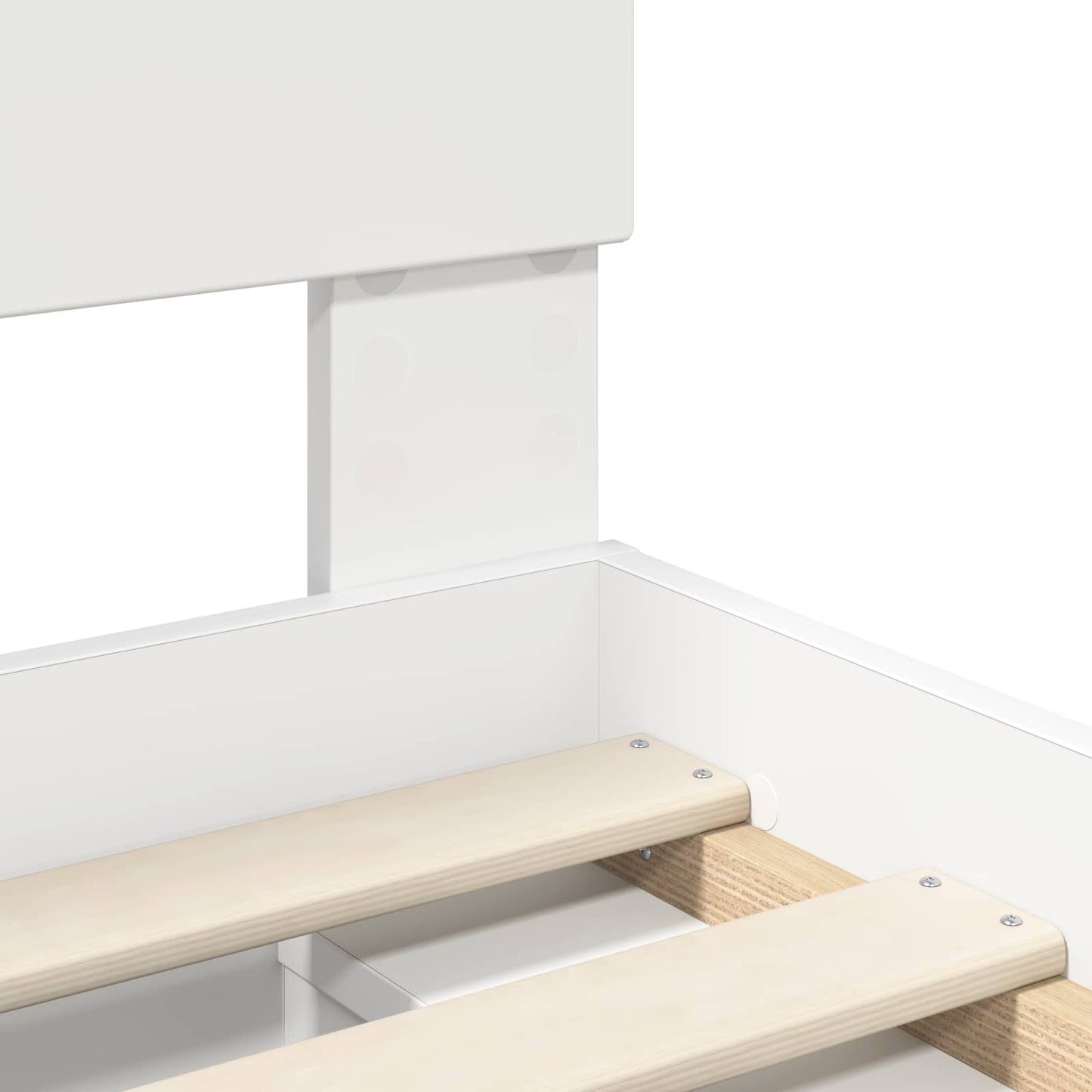 Struttura del letto Bianco 90 x 190 cm Legno multistrato | homemem39