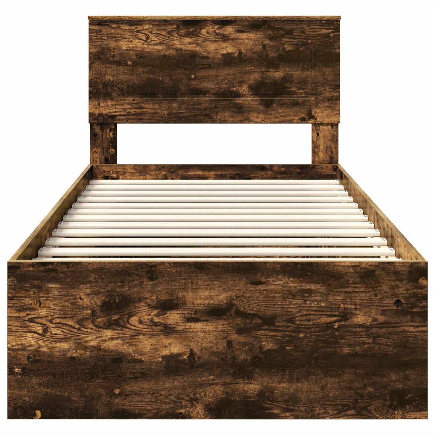 Struttura del letto Rovere fumé 90 x 190 cm Legno multistrato