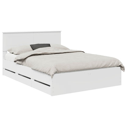 Struttura del letto Bianco 160 x 200 cm Legno Ingegnerizzato | homemem39
