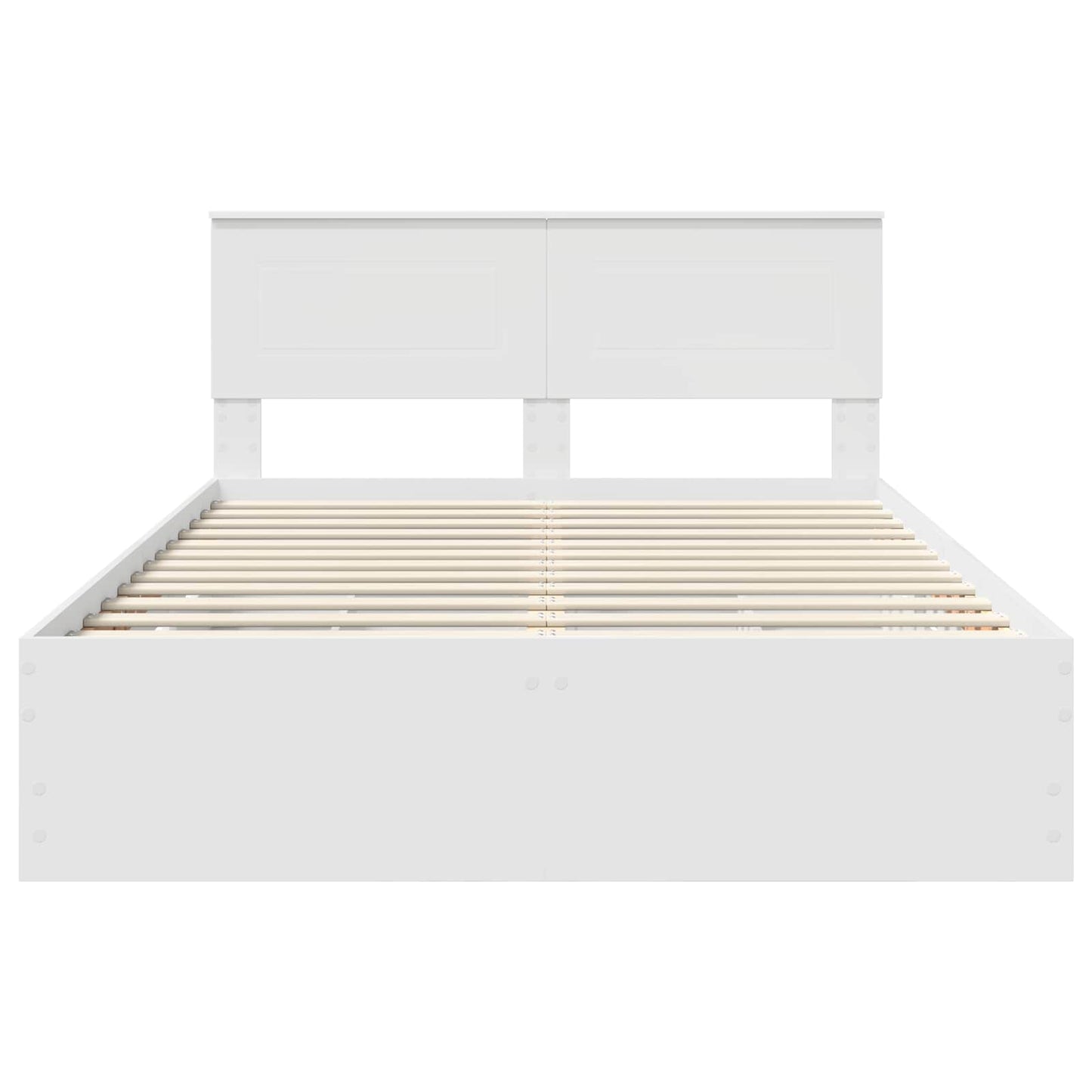 Struttura del letto Bianco 160 x 200 cm Legno Ingegnerizzato | homemem39