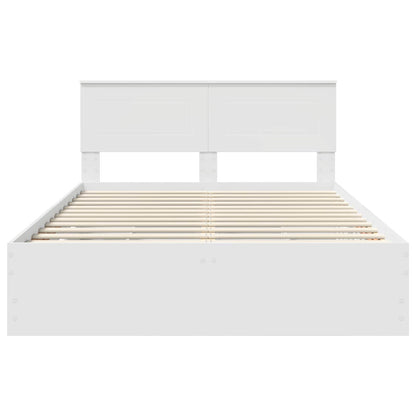 Struttura del letto Bianco 160 x 200 cm Legno Ingegnerizzato