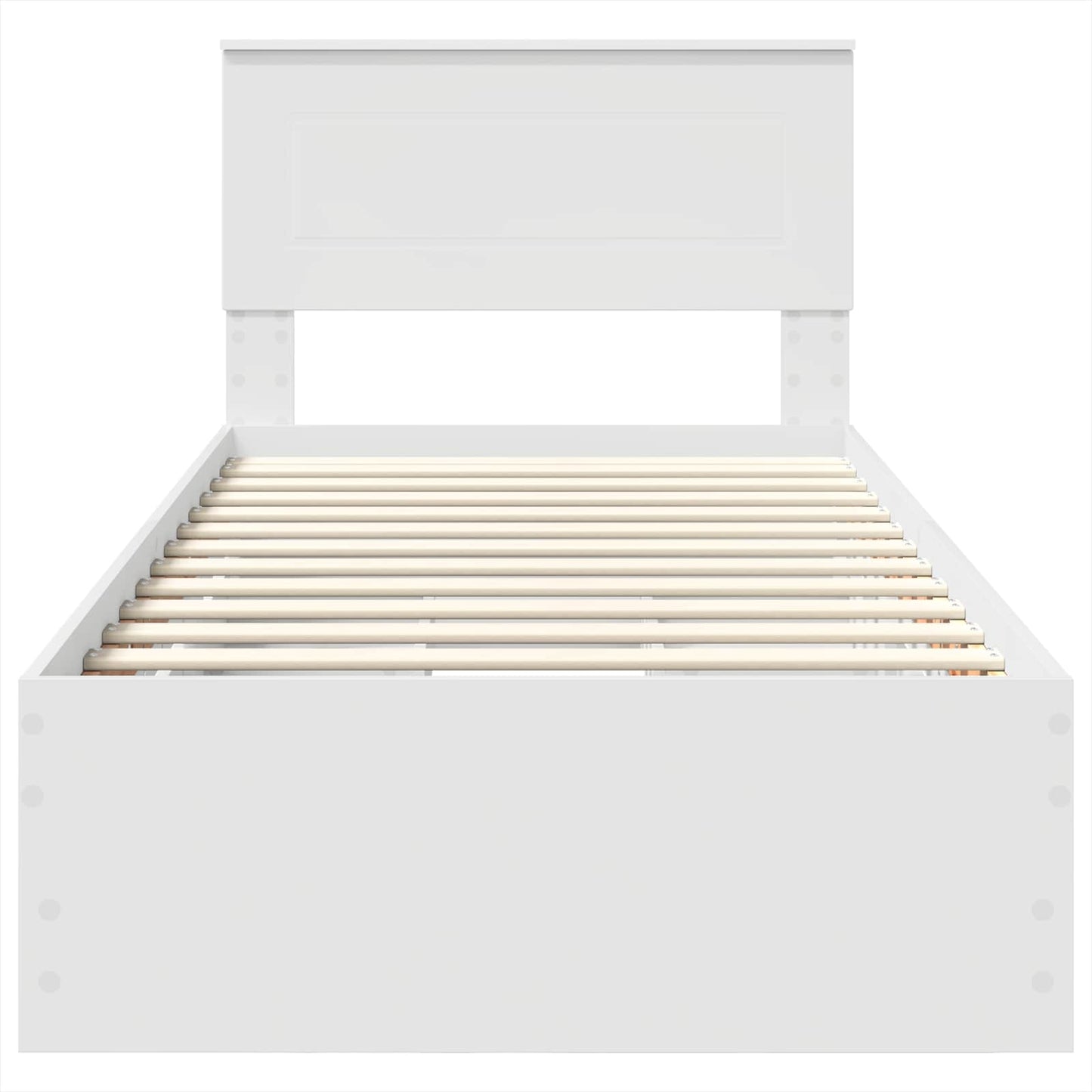 Struttura del letto Bianco 90 x 190 cm Legno Ingegnerizzato