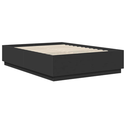 Struttura del letto Nero 150 x 200 cm Legno multistrato