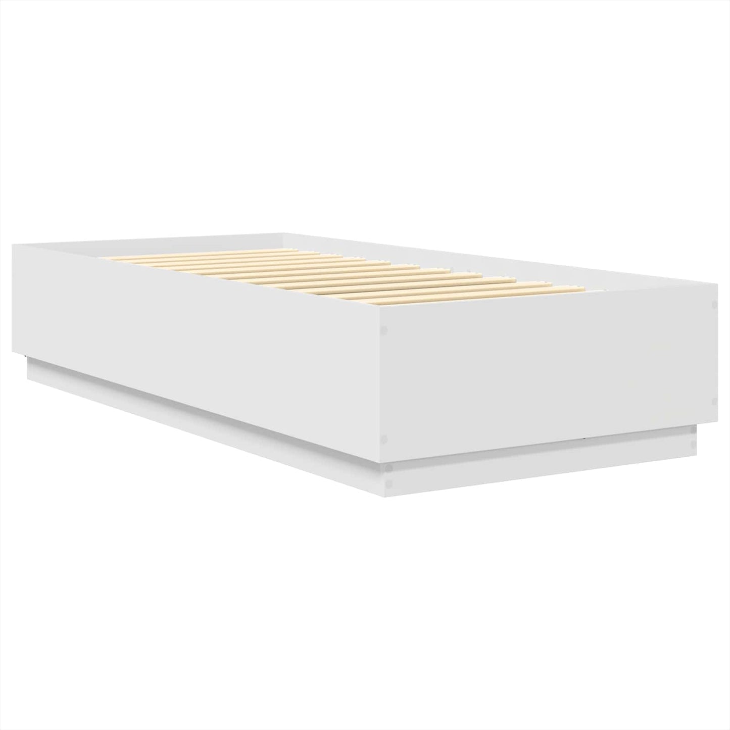 Struttura del letto Bianco 90 x 190 cm Legno multistrato