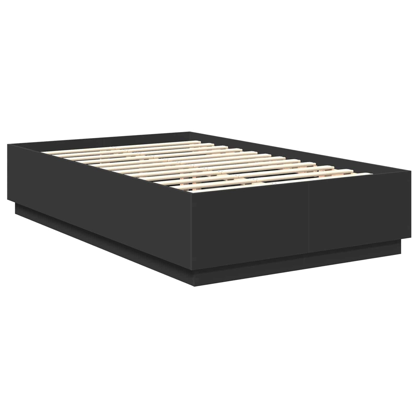 Struttura del letto Nero 135 x 190 cm Legno ingegnerizzato