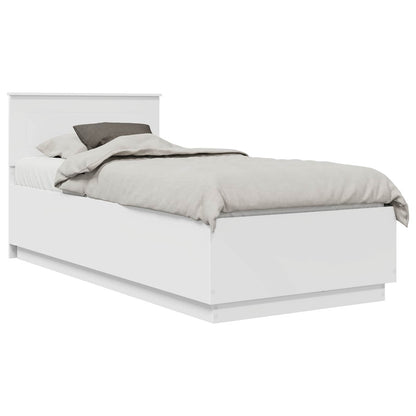 Struttura del letto Bianco 100 x 200 cm Legno ingegnerizzato