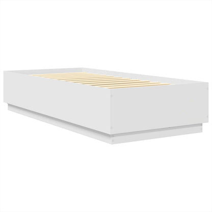 Struttura del letto Bianco 100 x 200 cm Legno multistrato