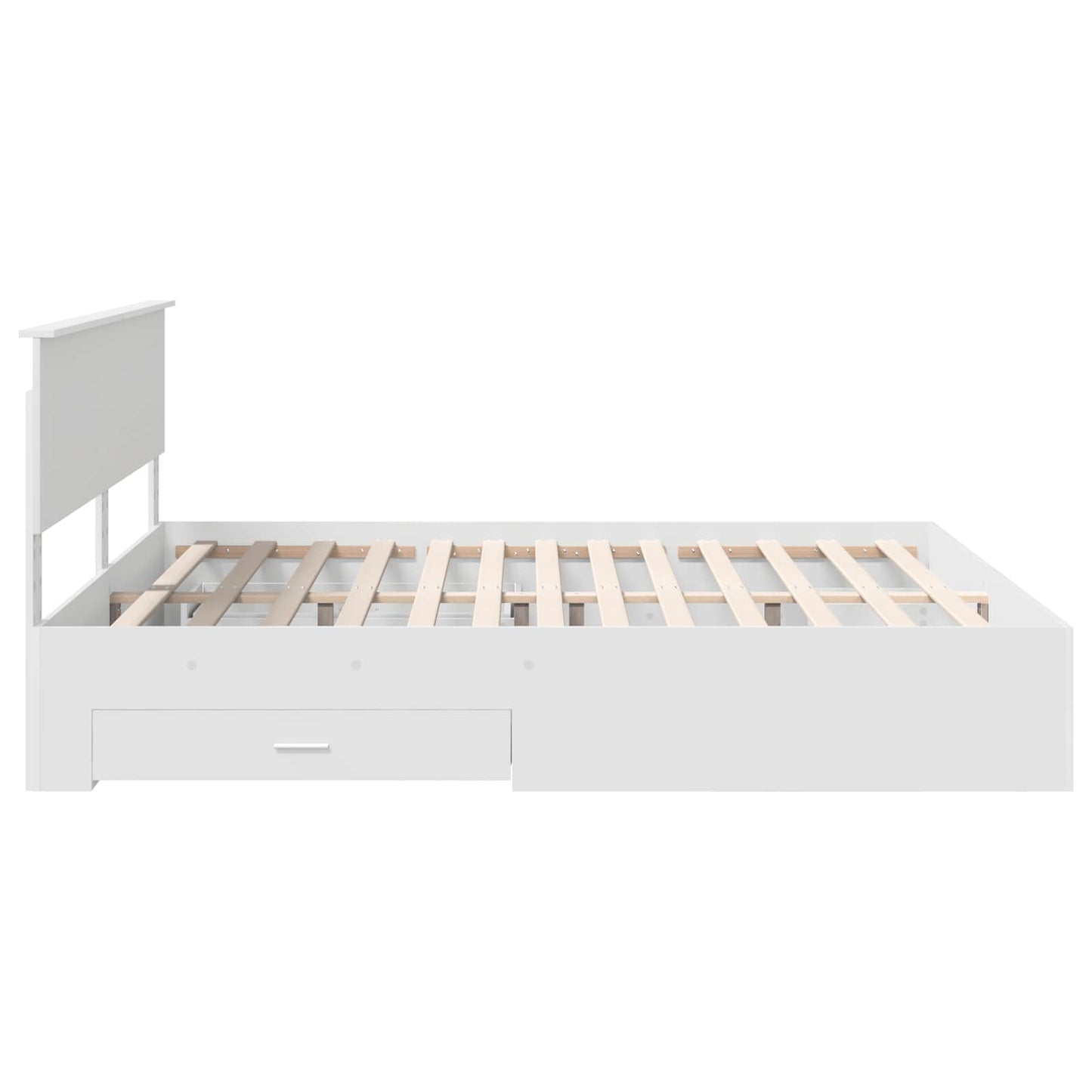 Struttura del letto Bianco 180 x 200 cm Legno multistrato | homemem39