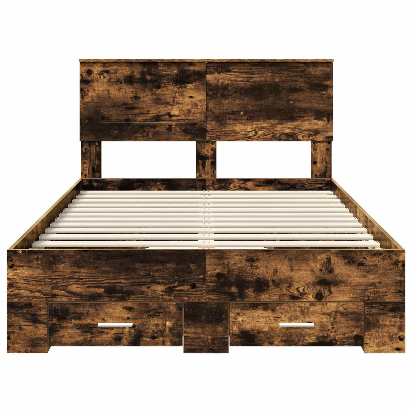 Struttura del letto Rovere fumé 120 x 200 cm Legno multistrato