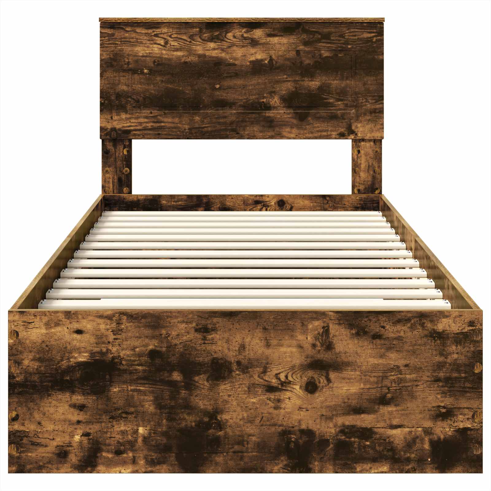 Struttura del letto Rovere fumé 100 x 200 cm Legno multistrato | homemem39