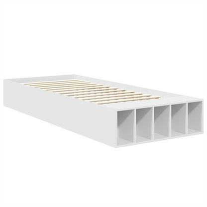 Struttura del letto Bianco 90 x 190 cm Legno multistrato