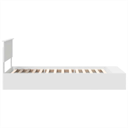 Struttura del letto Bianco 90 x 200 cm Legno multistrato