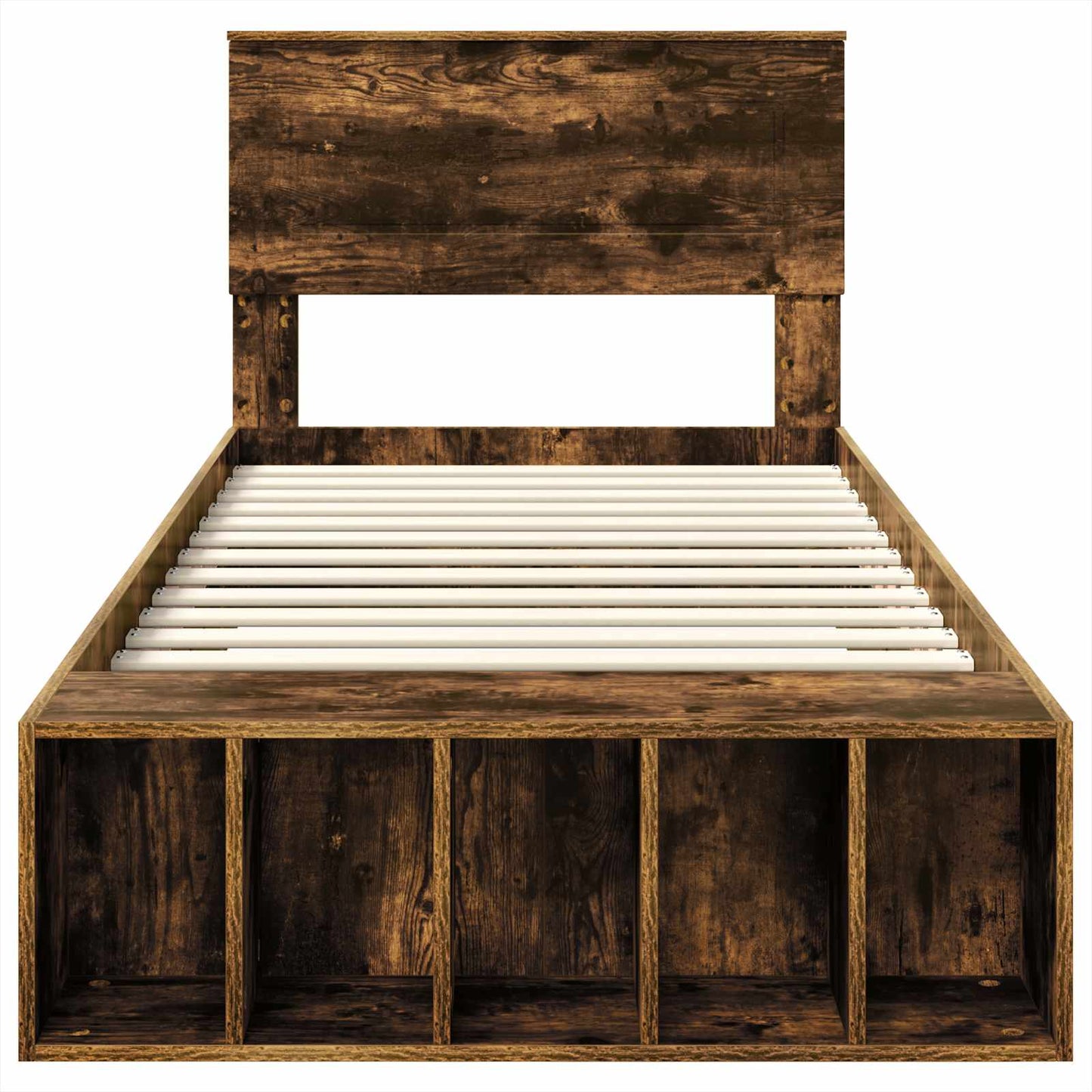 Struttura del letto Rovere fumé 75 x 190 cm Legno multistrato