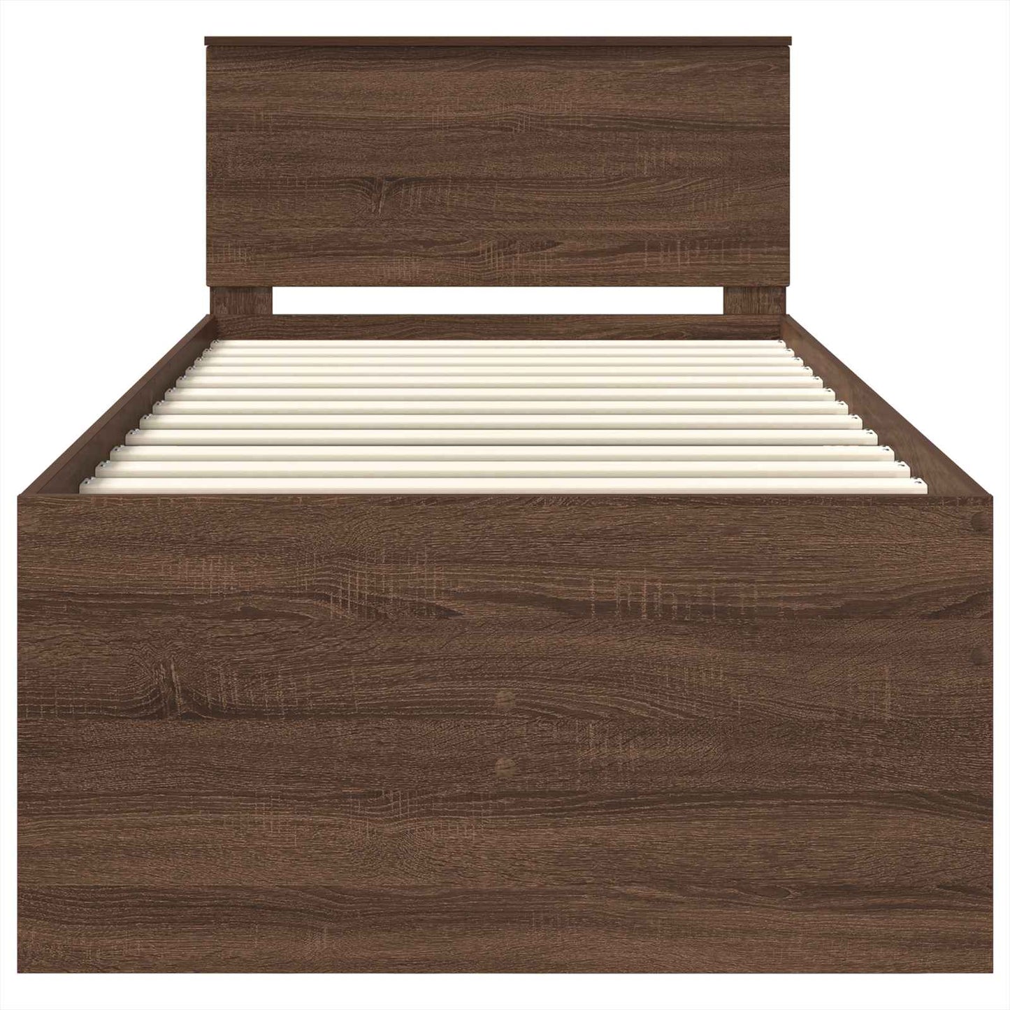 Daybed Rovere Affumicato e Nero 75 x 190 cm Legno multistrato