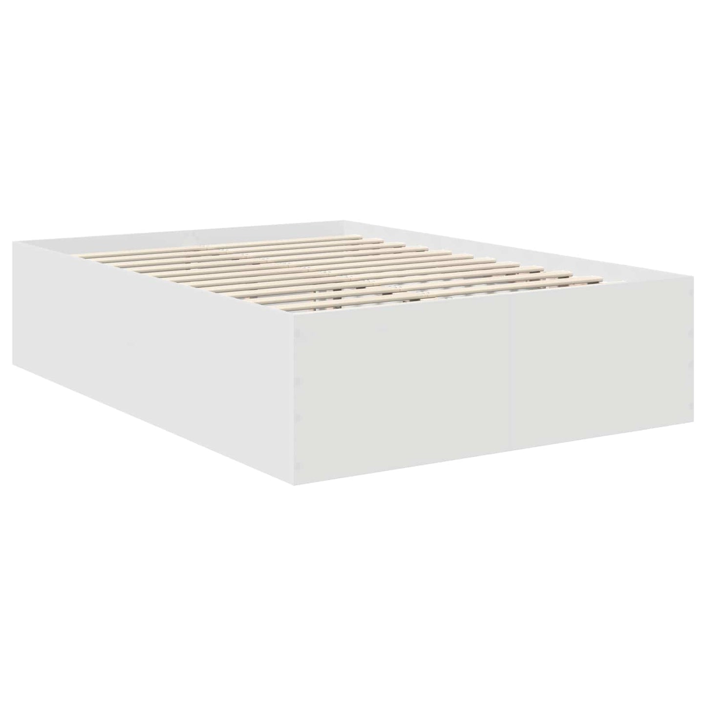 Struttura del letto Bianco 160 x 200 cm Legno multistrato