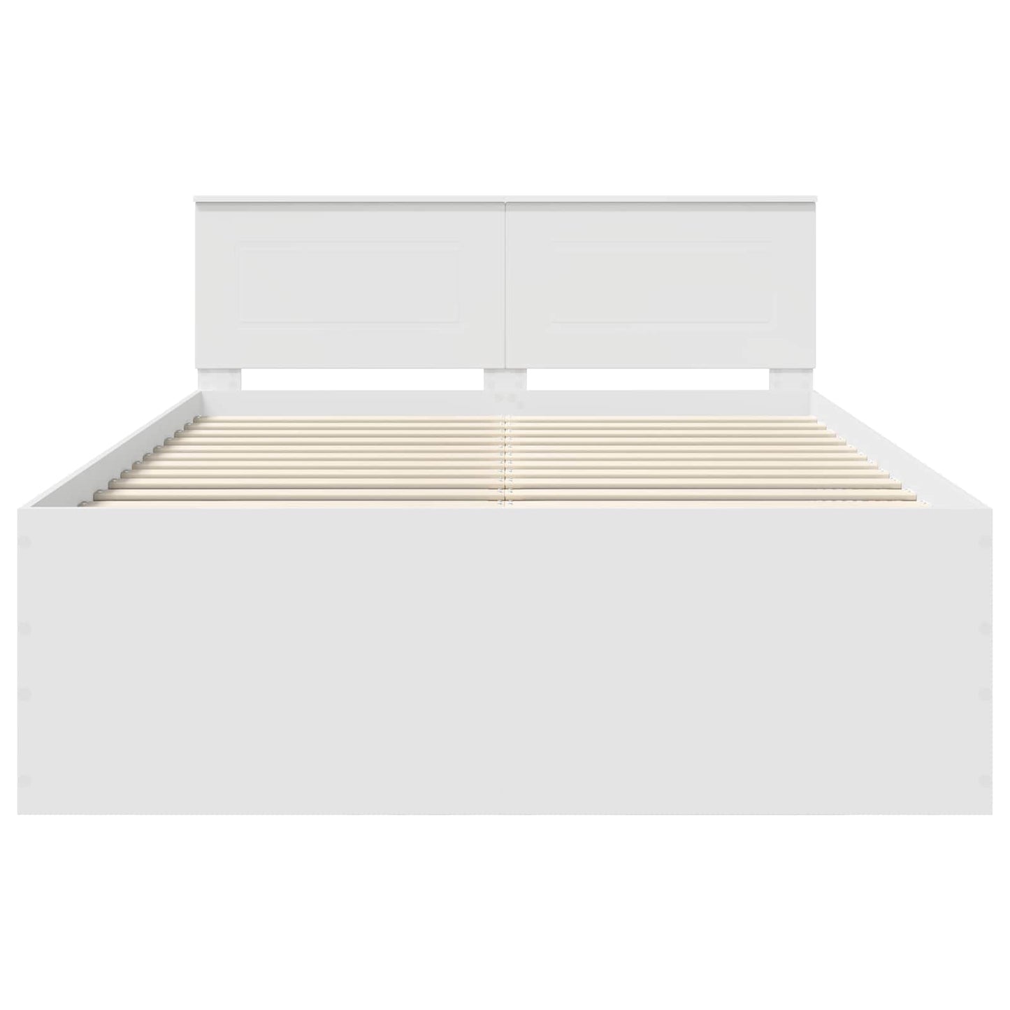 Struttura del letto Bianco 160 x 200 cm Legno multistrato