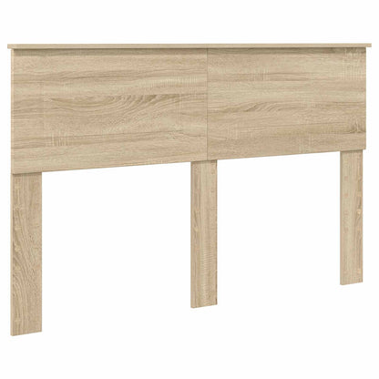Struttura del letto con testiera Rovere Sonoma 150 x 200 cm | homemem39