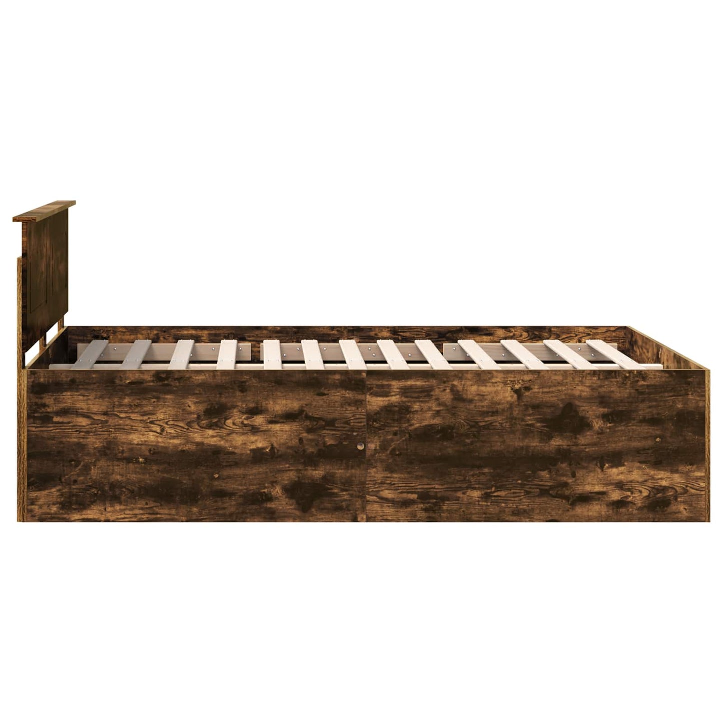 Struttura del letto Rovere fumé 150 x 200 cm Legno multistrato