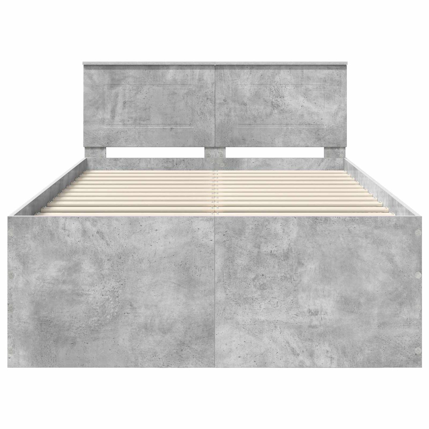 Struttura del letto con testiera Grigio cemento 120 x 190 cm | homemem39