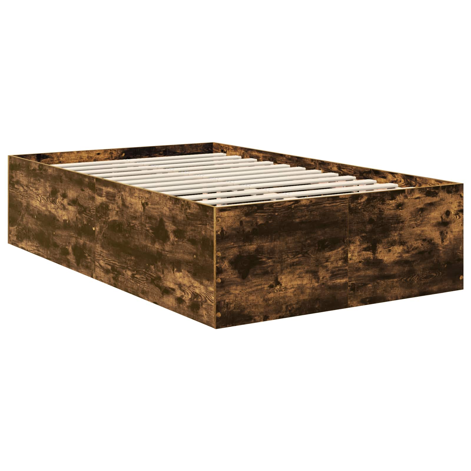 Struttura del letto Rovere fumé 120 x 200 cm Legno multistrato | homemem39