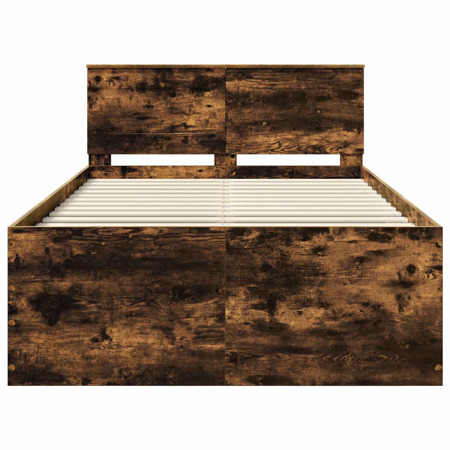 Struttura del letto Rovere fumé 120 x 200 cm Legno multistrato | homemem39