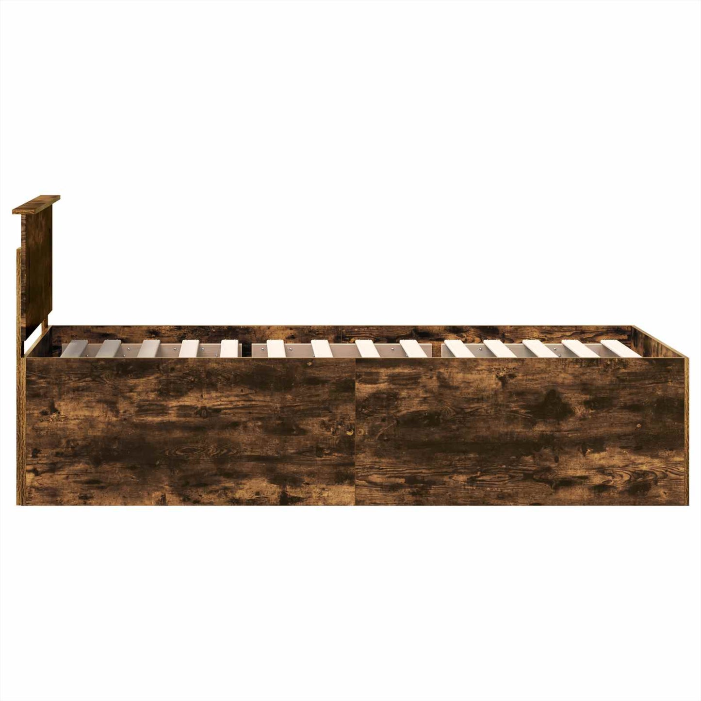 Struttura del letto Rovere fumé 120 x 200 cm Legno multistrato