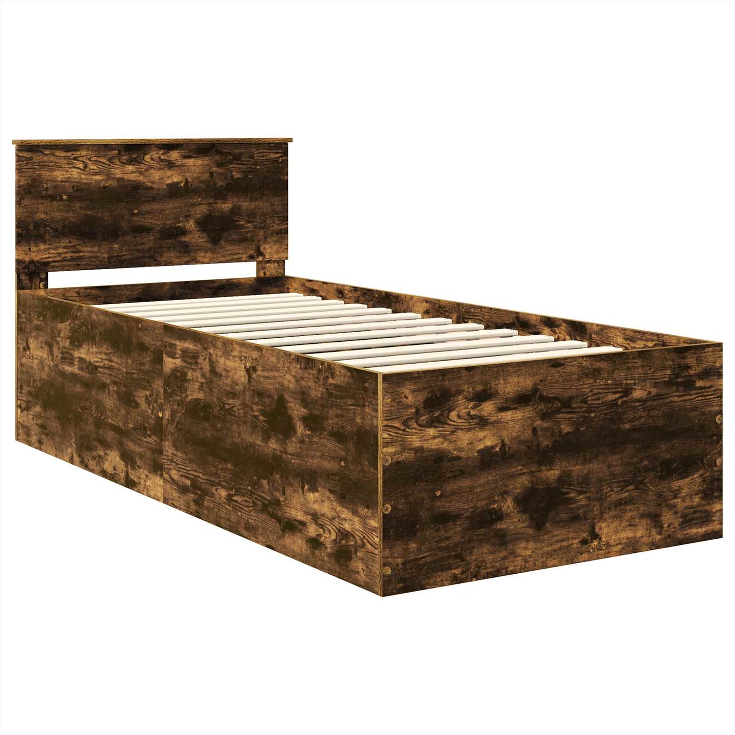 Struttura del letto Rovere fumé 90 x 200 cm Legno multistrato