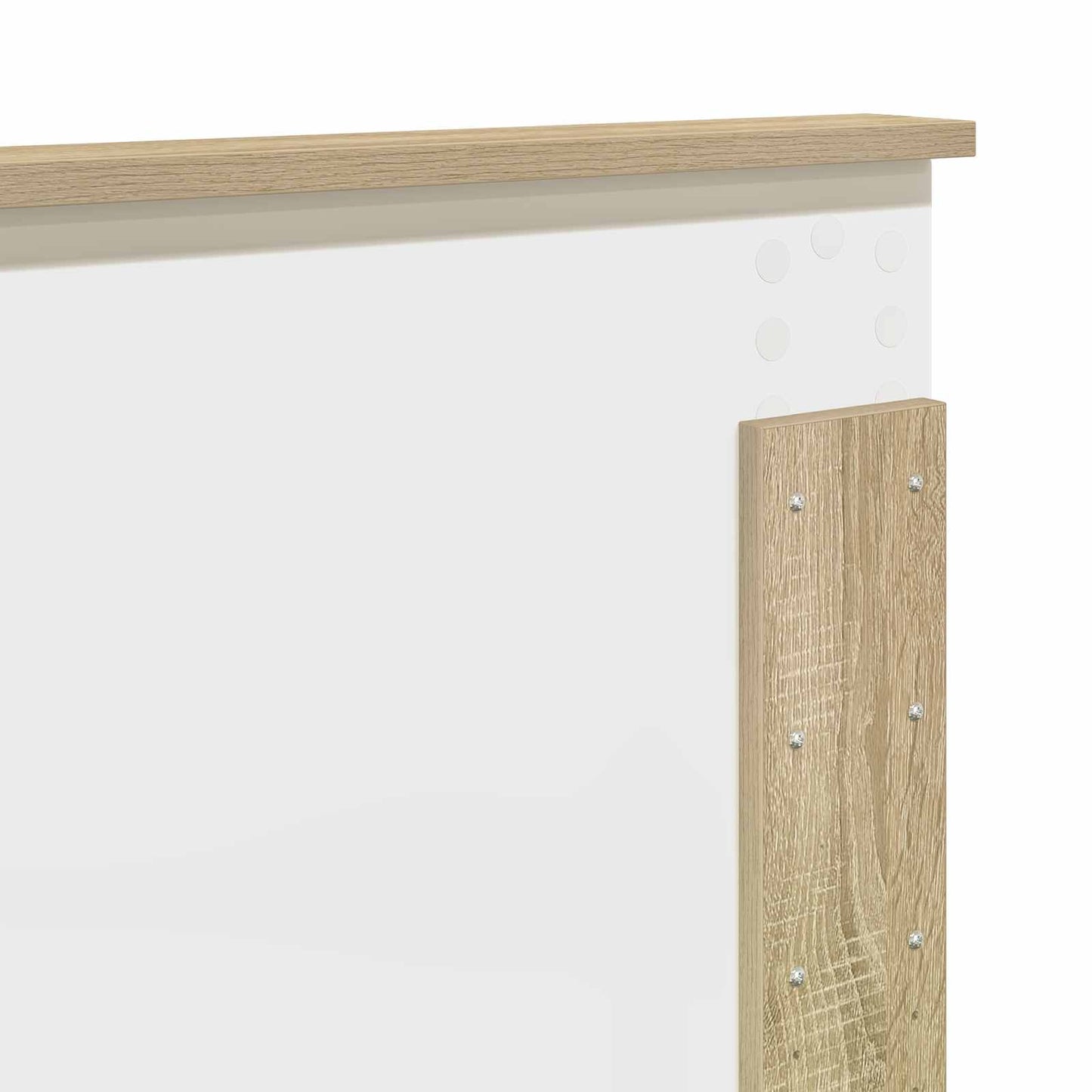 Struttura del letto con testiera Rovere Sonoma 150 x 200 cm