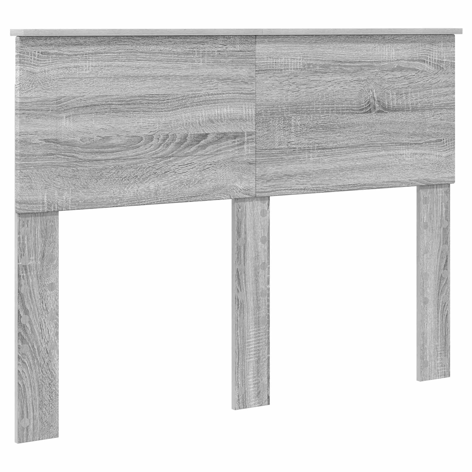Struttura del letto con testiera Grigio Sonoma 135 x 190 cm | homemem39
