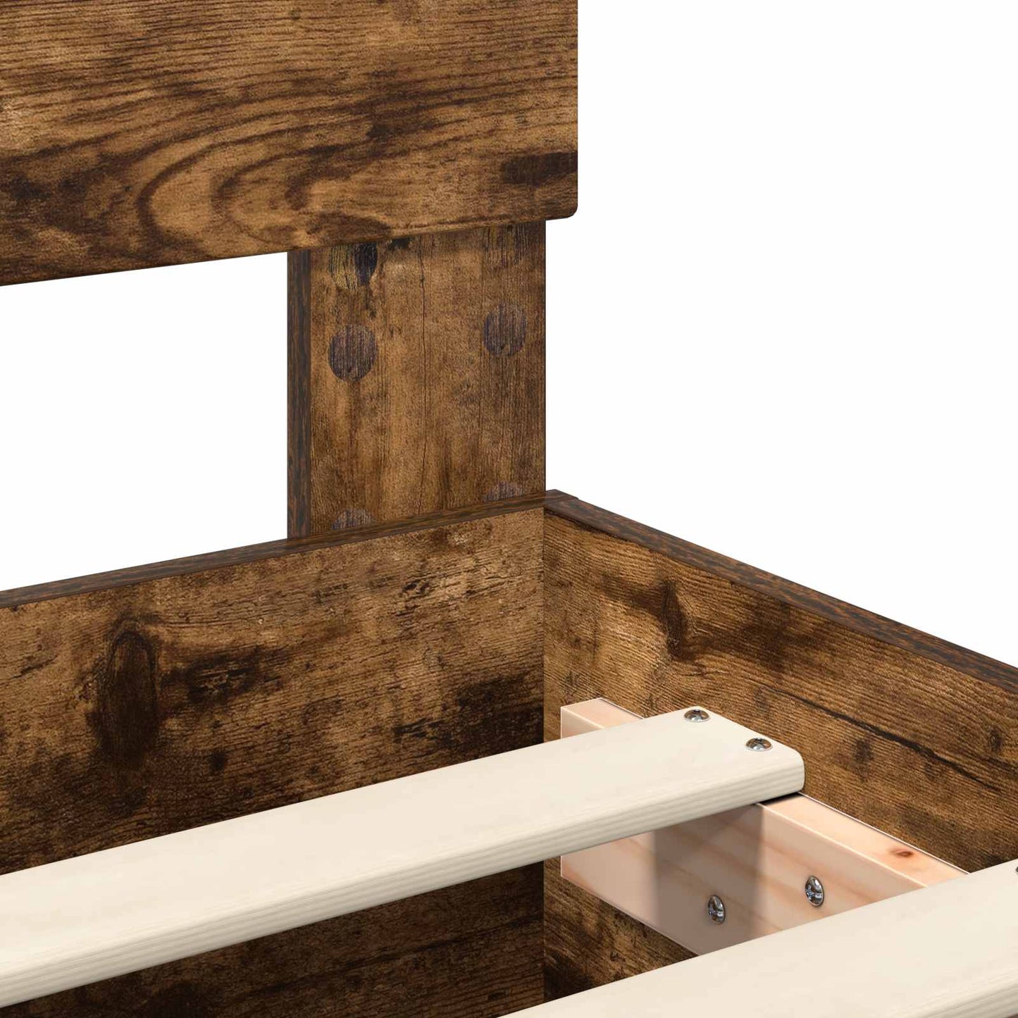 Struttura del letto Rovere fumé 120 x 200 cm Legno multistrato