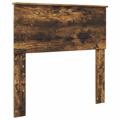 Struttura del letto Rovere fumé 75 x 190 cm Legno multistrato